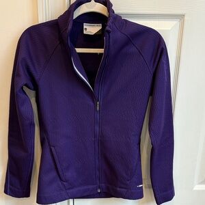 Salomon Purple Ski Fleece Jacket
